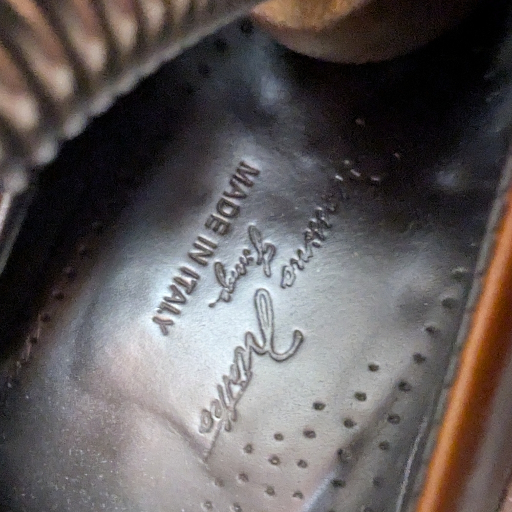 Mens Massimo Matteo Penny Loafers Shoes UK SZ 7 USA SZ 8 Made in Italy - Picture 9 of 12